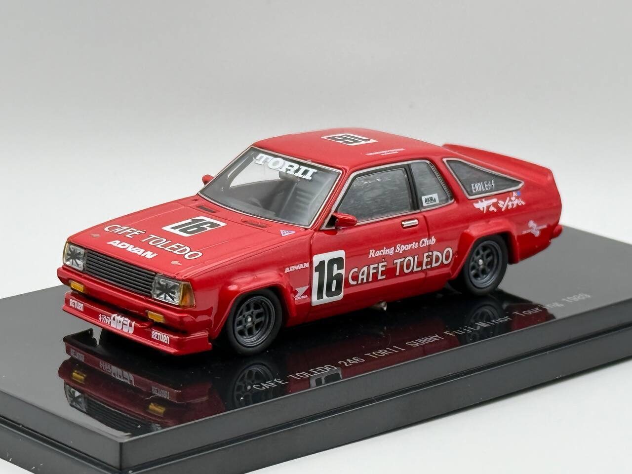 EBBRO 1/43 Toledo トリイ サニー #16 富士マイナーツーリング 1989