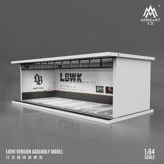 1/64 Parking Garage "LBWK with light"