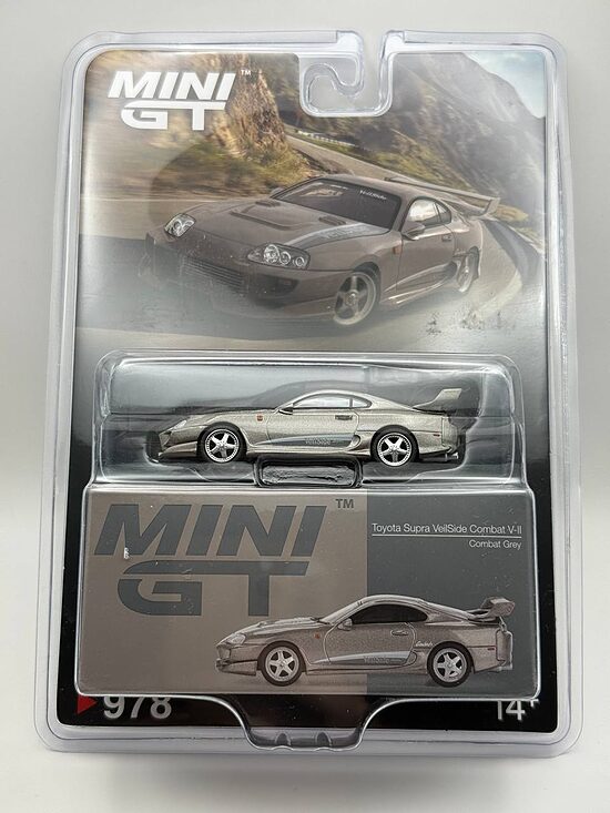 1/64 Toyota Supra Veilside Grey Blister