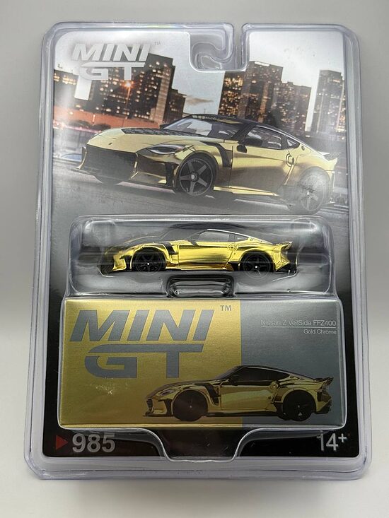 1/64 Nissan Z Veilside FFZ400 Gold Chrome Blister