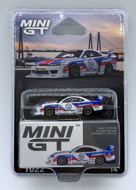 Nissan S15 Silvia LB-Super Silhouette , Blister , White / Blue / Red