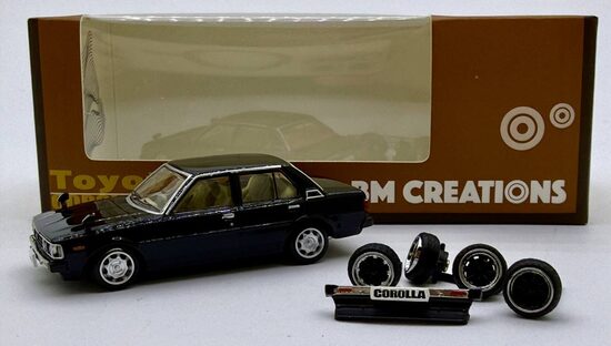 1/64 BM Creations Toyota Corolla E70 With Parts