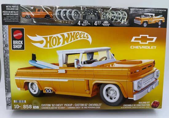 Mattel Brick 1/16 Custom Chevy Pickup 1962 ( 858 PCS )