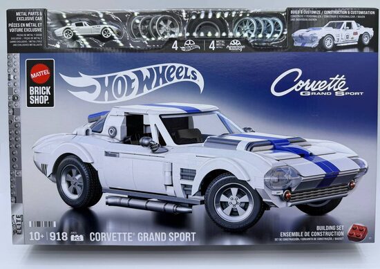Mattel Brick 1/16 Corvette Grand Sport ( 918 PCS )