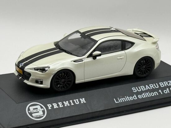 1/43 Triple 9 Subaru BRZ 2013 White/Black