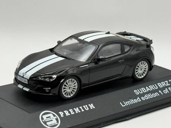 1/43 Triple 9 Subaru BRZ 2013 Black / White