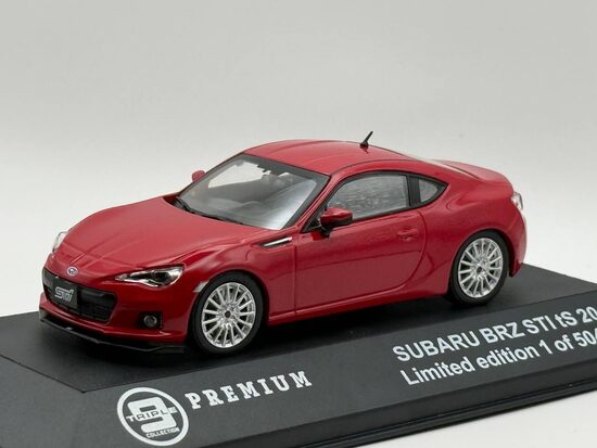 1/43 Triple 9 Subaru BRZ 2013 Red