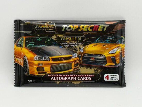 Tarmac Top Secret Trading Cards (1 pack 4 cards)