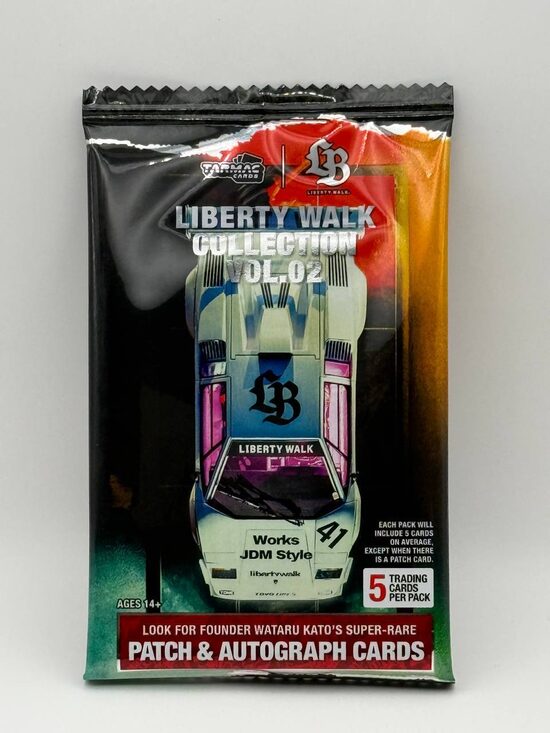 Tarmac Liberty Walk Trading Cards (1 pack 5 cards)