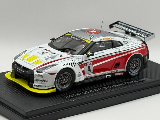 1/43 Ebbro Nissan GT-R R35 GT1 2010 Swiss Racing Team
