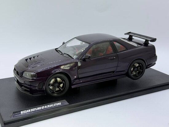 1/18 Solido Nissan Skyline GT-R R34 Purple