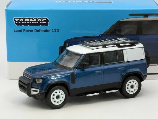 1/64 Land Rover Defender 110 Blue/White