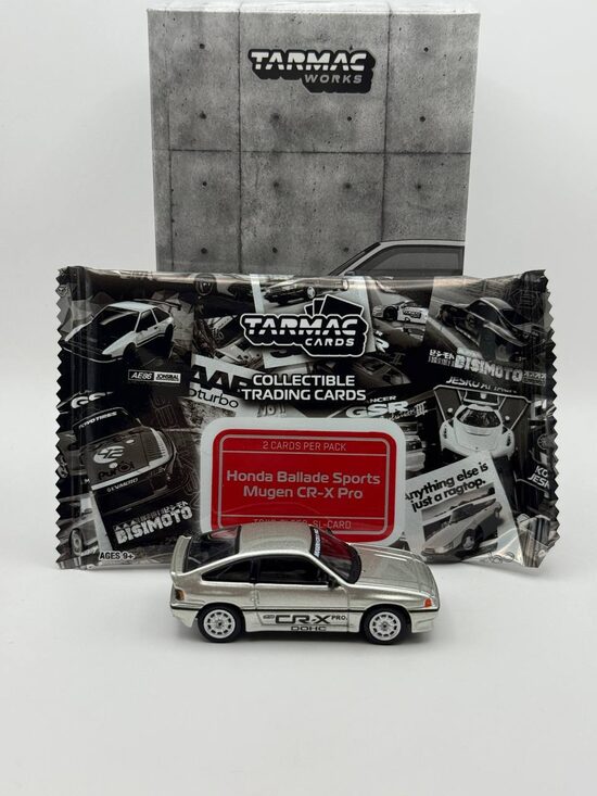 Honda Ballade Sports CR-X Pro with Trading Cards