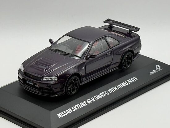 1/43 Solido Nissan Skyline GT-R R34 Purple