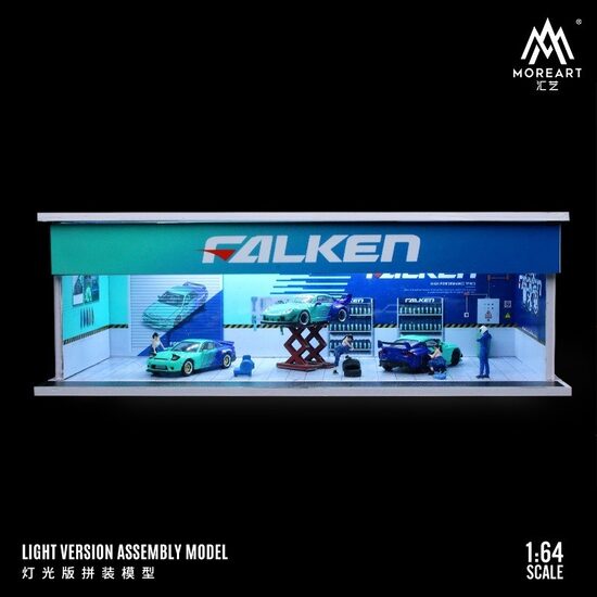 1/64 Parking Garage "Falken with light"