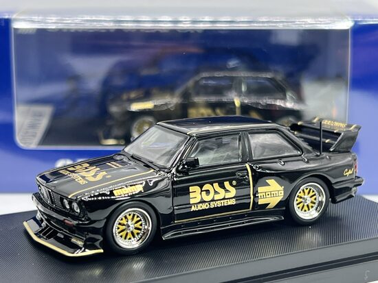 1/64 BMW E30 "Boss" , black/gold