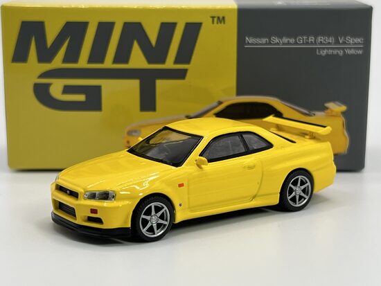 1999 Nissan Skyline GT-R V-SPEC ( R34 ) , lightening yellow