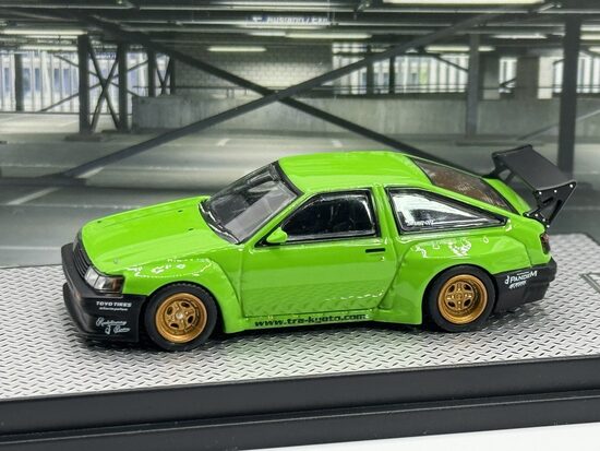 Toyota AE86 Levin "Pandem Rocket Bunny" , green