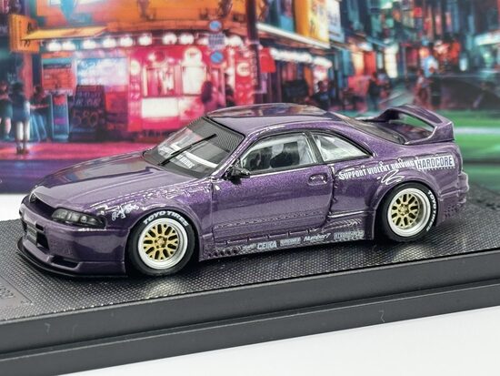 Nissan Skyline GT-R ( R33 ) Pandem Rocket Bunny , purple