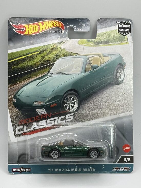 91 Mazda MX-5 Miata , green