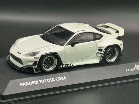 1/43 Solido Toyota GR86 Rocket Bunny Coupe 2022, white
