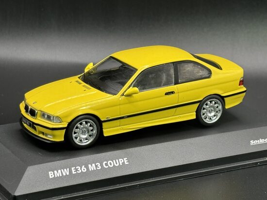 1/43 Solido BMW E36 M3 Coupe 1999 , yellow