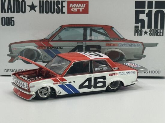 Kaido House Datsun 510 Pro Street BRE #46 , red/white