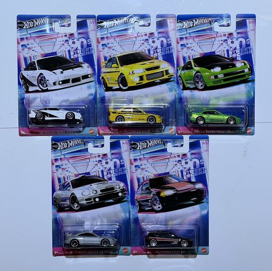 Hot Wheels 90s Street Scene set