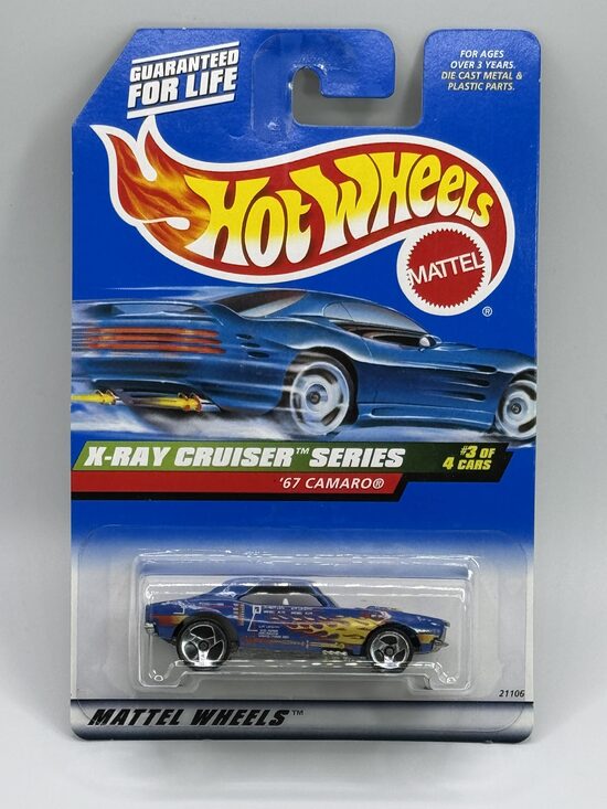 67 Camaro , opening hood , flames