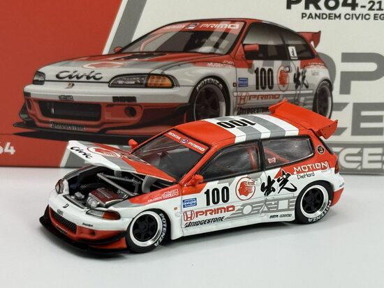 Pandem Civic EG6 , white/red