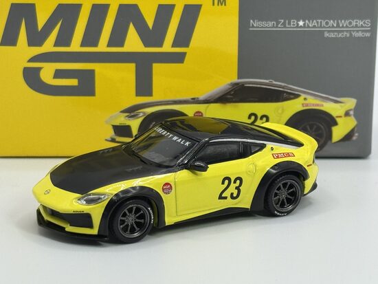 Nissan Z LB Nation Works , yellow
