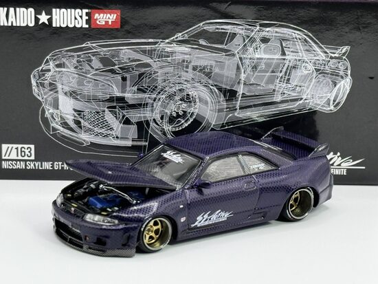 Kaido House Nissan Skyline GT-R (R33) , Active Carbon , midnight purple