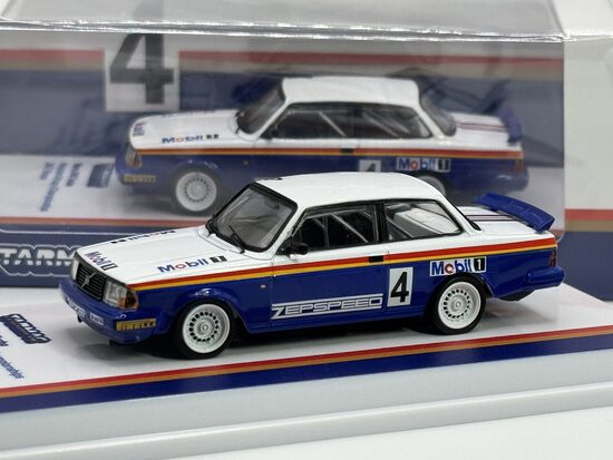 Volvo 240 Turbo #4 , white/blue