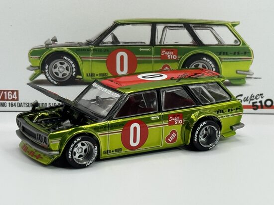 Kaido House Datsun 510 Wagon , flo yellow