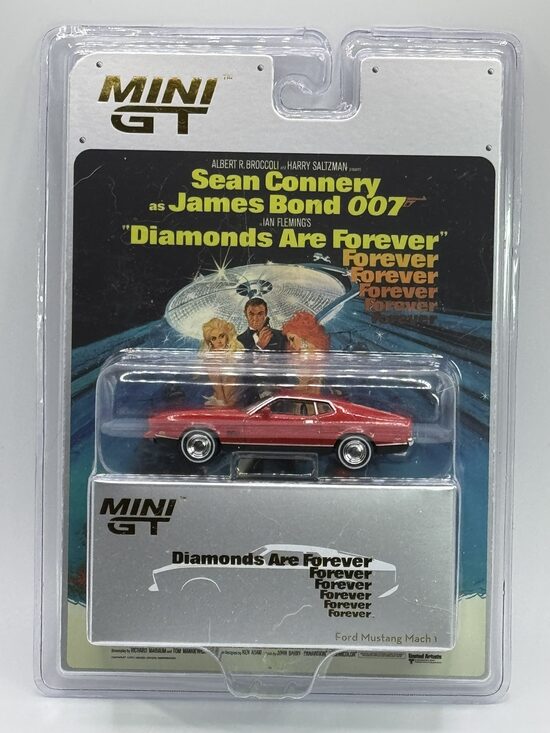 Ford Mustang Mach , Diamond Are Forever , red