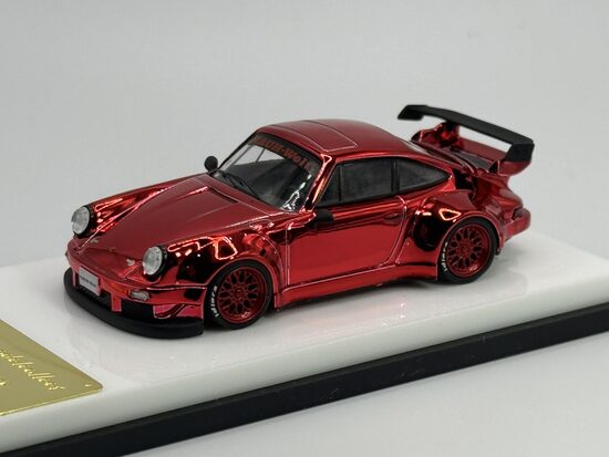1/64 Porsche RWB 930 , chrome red
