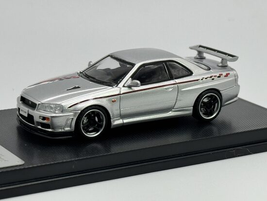 1/64 Nissan Skyline R34 V-Spec "Nismo Livery" , silver