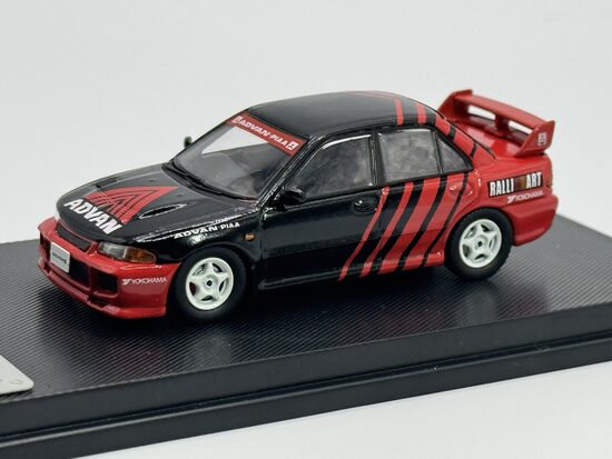 1/64 Mitsubishi Lancer Evolution "Advan", black/red