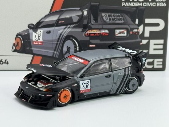 Pandem Civic EG6 "Kanjozoku" , black/gray/red