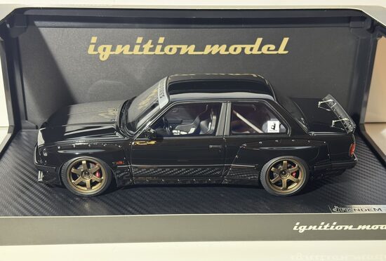 1/18 Ignition Model BMW E30 Pandem , black