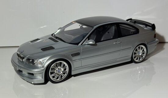 1/18 Otto BMW M3 GTR 2001 , silver metallic