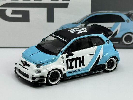 Fiat Abarth LB-Works x Abas Works 595 , white/blue/black