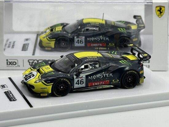 Ferrari 488 GT3 #46 "Monster", black/yellow