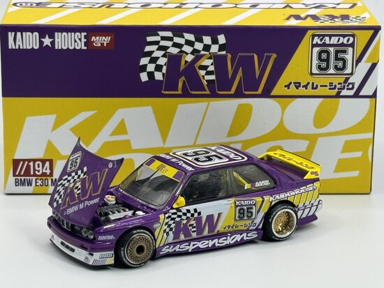 Kaido House BMW M3 Kaido KW V1 , purple/white/yellow