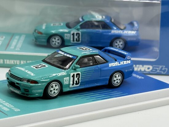 Nissan Skyline GT-R ( R32 ) "Falken" #13 , green/blue