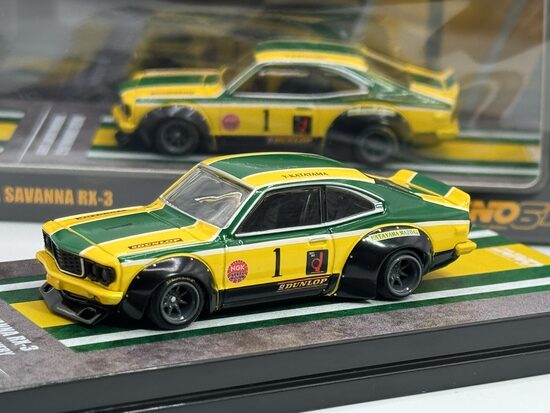 Mazda Savanna RX3 #1 , yellow/green 