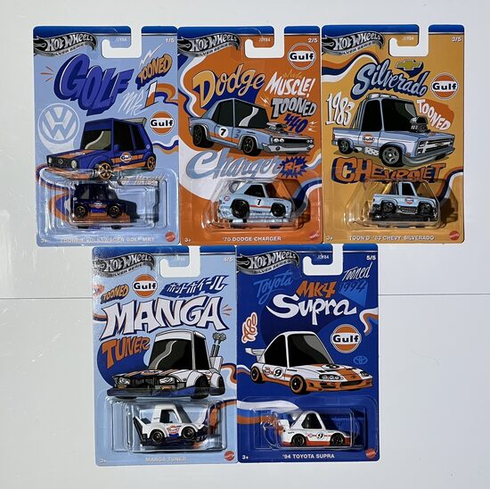 Hot Wheels Gulf Racing Set