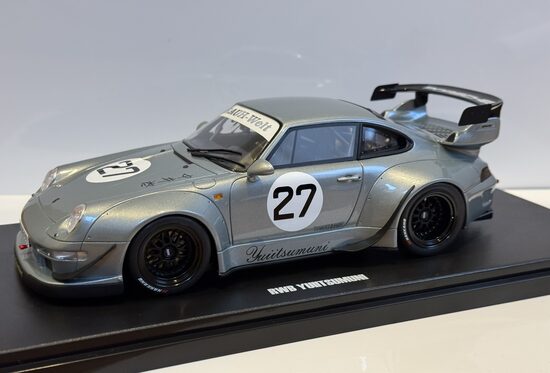 1/18 GTSPIRIT Porsche RWB #27 , silver