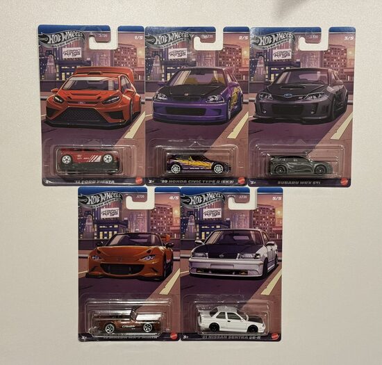 Hot Wheels Compact Kings set