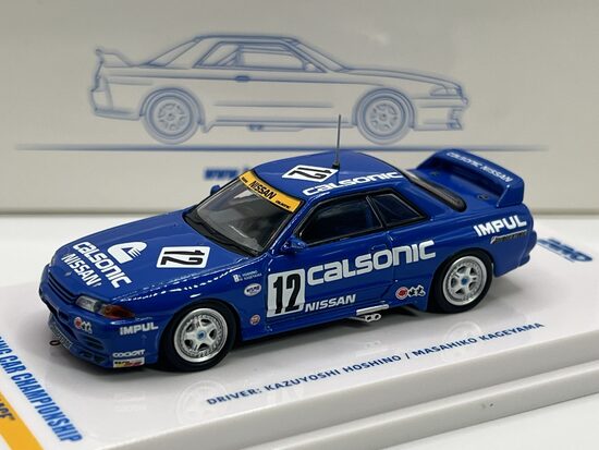 Nissan Skyline GT-R ( R32 ) "Calsonic Racing Team" #12 , blue/white